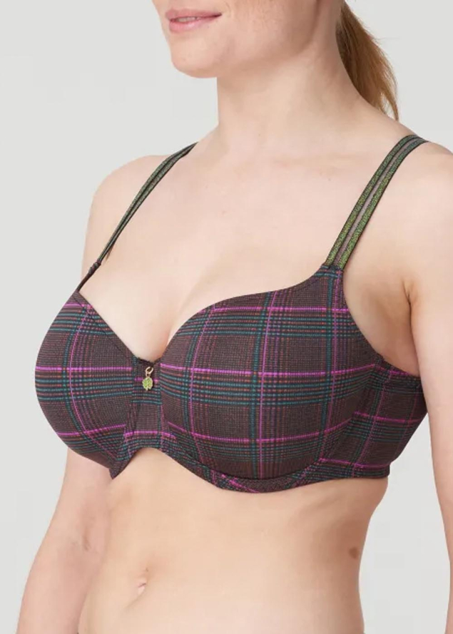 Soutien-gorge rembourr forme coeur Twist de Prima Donna Italian Check